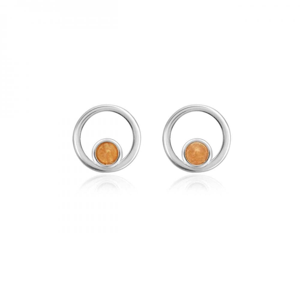 Treasure The Little Things | Birthstone November Yellow Quartz | Silver | Earring Box