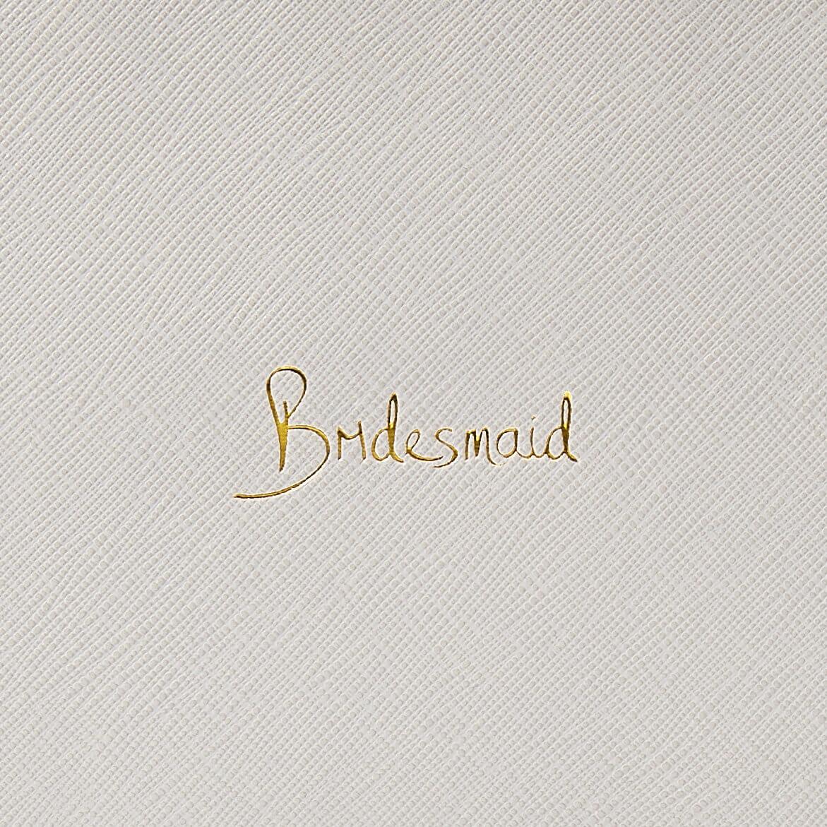 Bridal Perfect Pouch | Bridesmaid | Dove Grey | 16 X 24 X 1.5cm