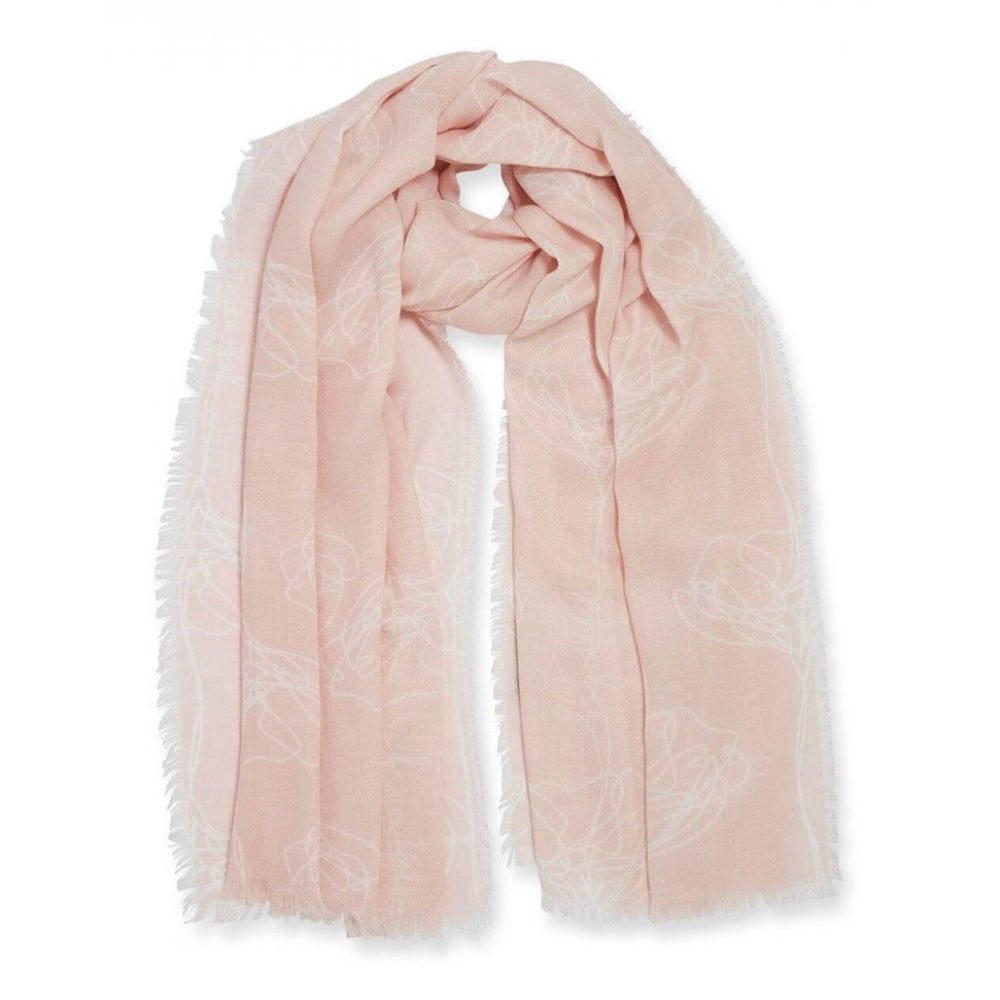 Sentiment Scarf | Be-You-Tiful | Nude Pink | 184 X 86cm