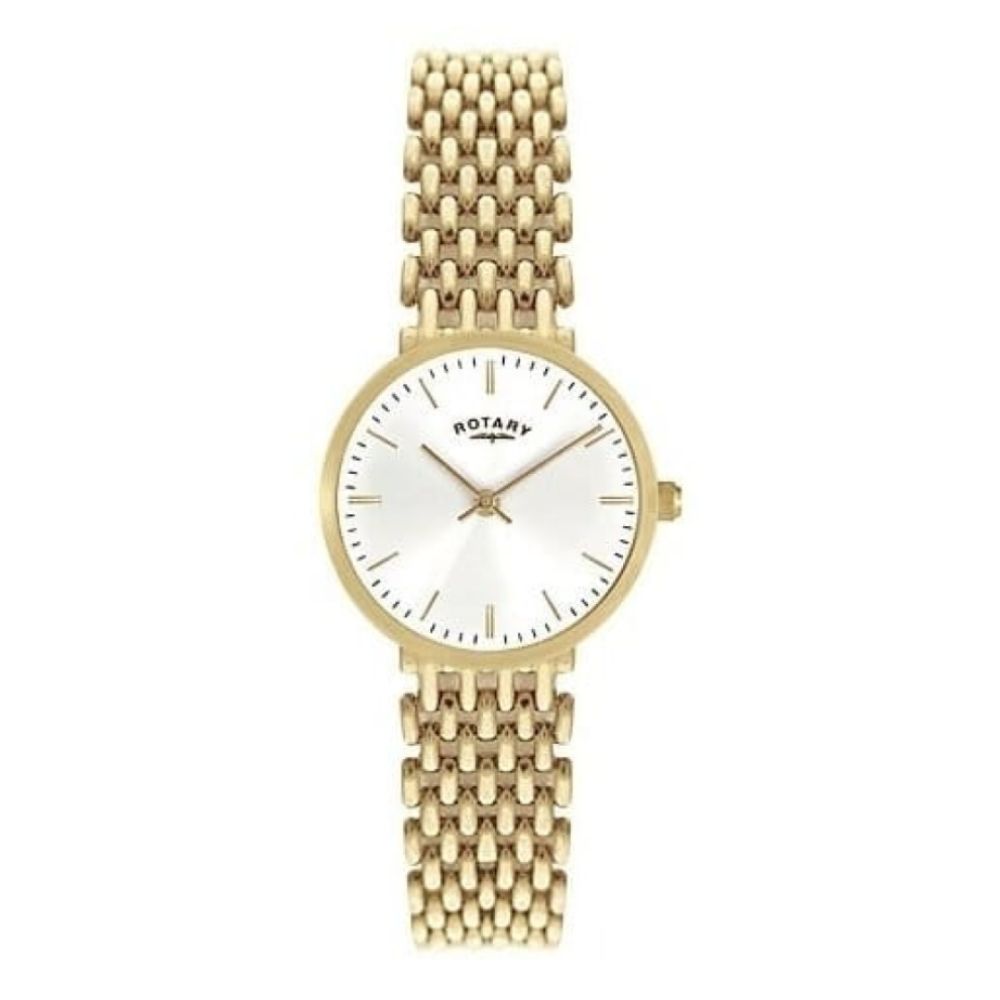 Polished Gold Plated Ladies Wrist Watch