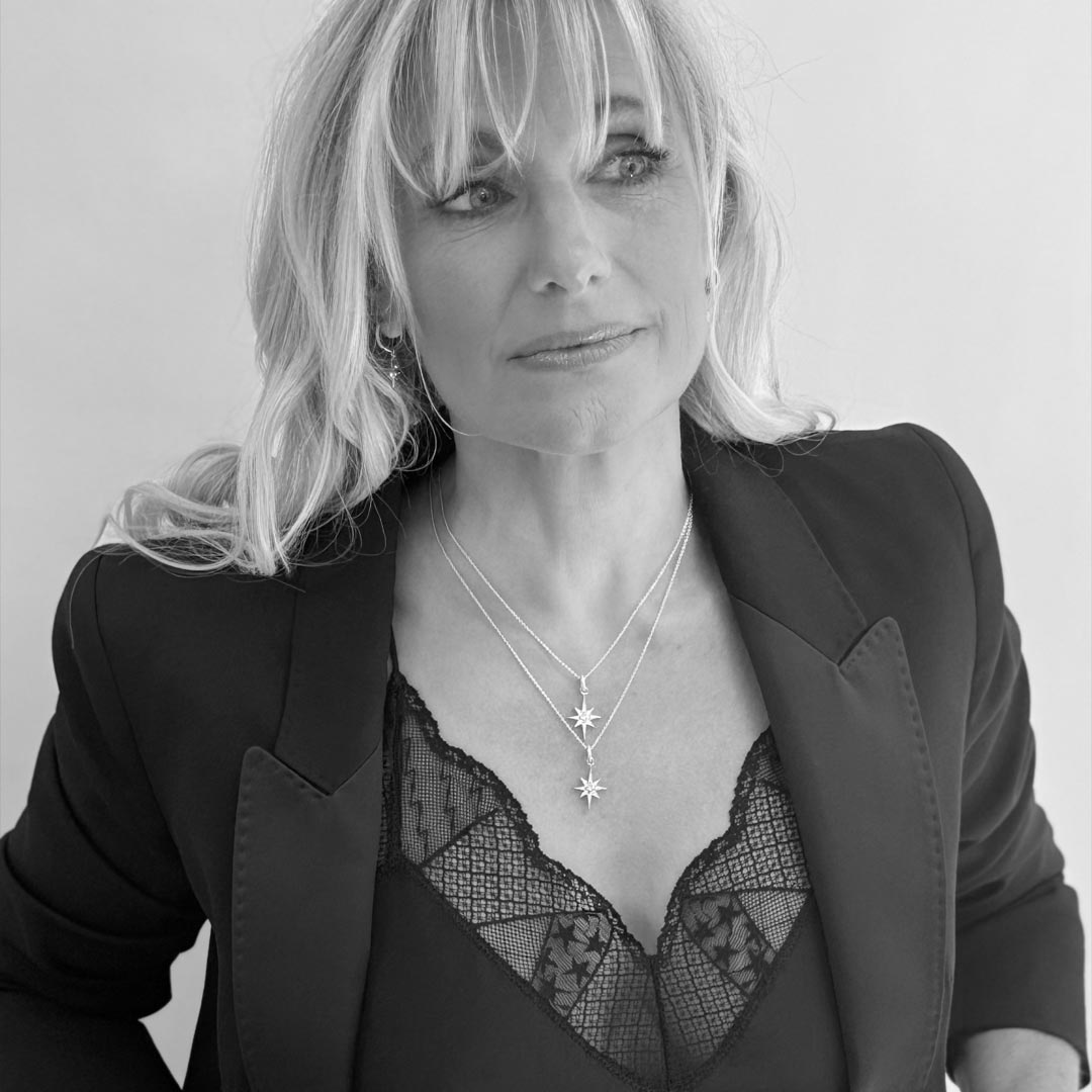 Céleste North Star CZ RP Midi 18″ Necklace