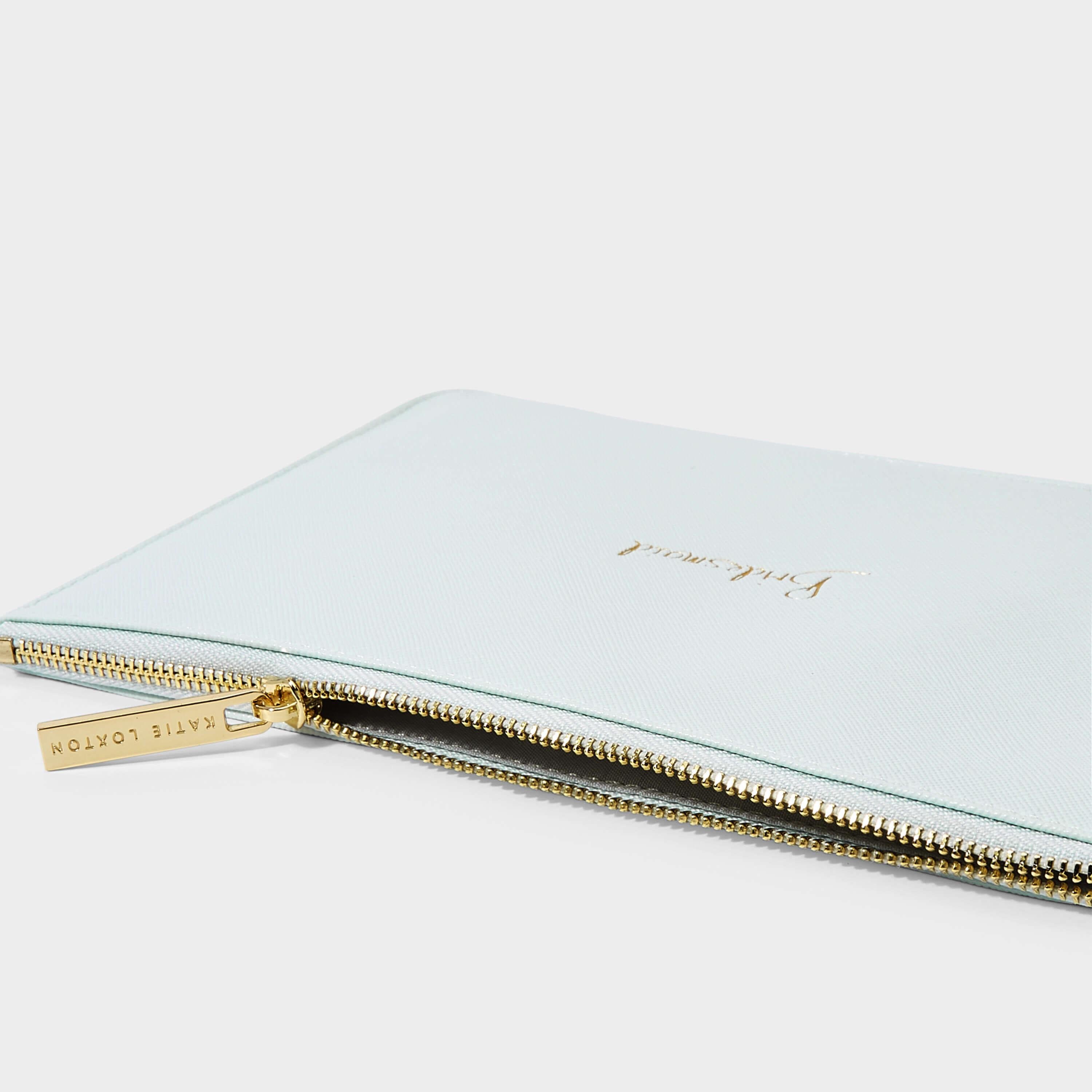 Bridal Perfect Pouch | Bridesmaid | Powder Blue | 16 X 24 X 1.5cm