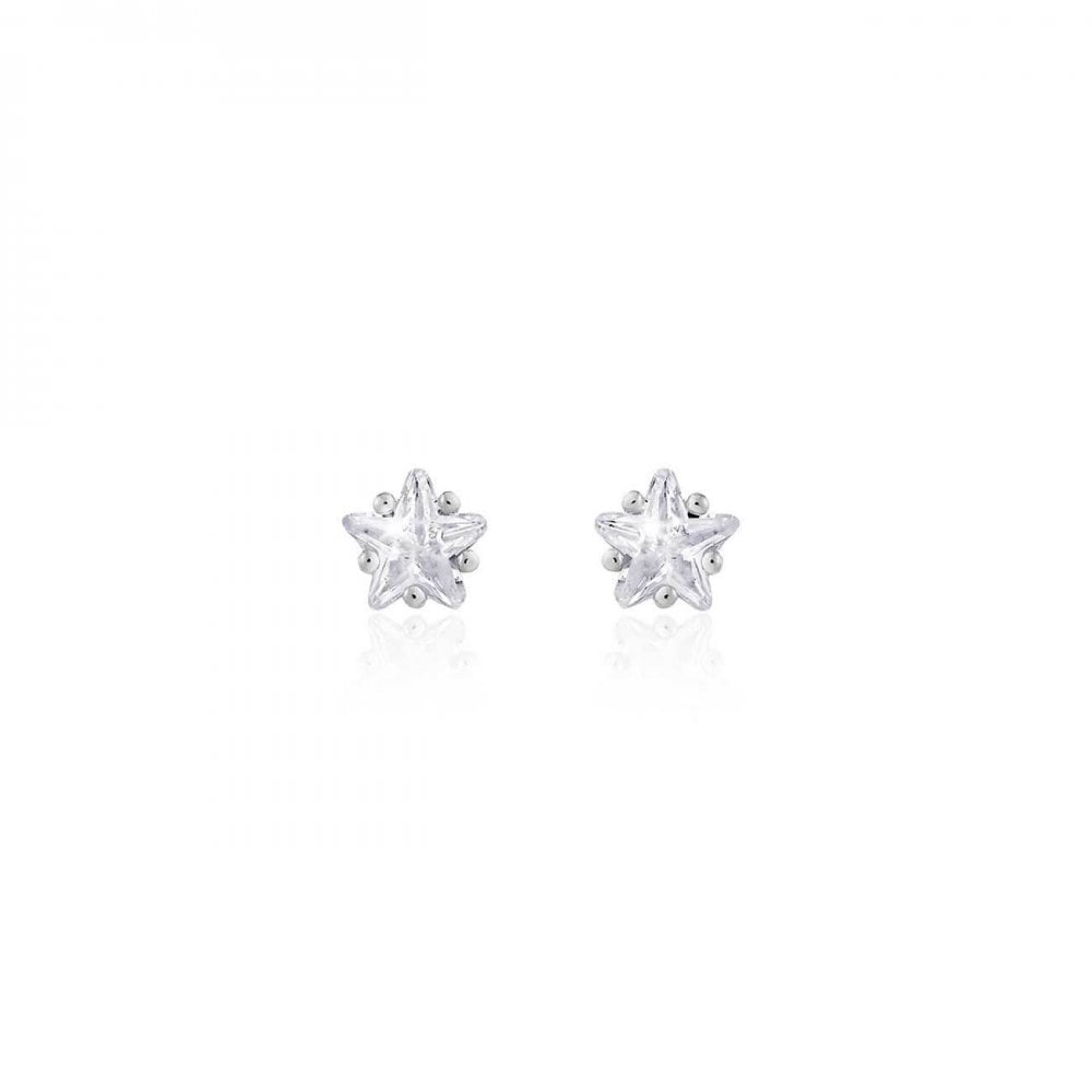 Astra | Silver | Star Crystal Stud | Earrings