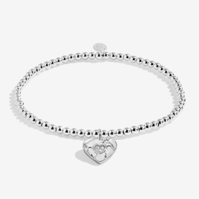 A Little 'Your Friendship Means The World To Me' Silver Plated Bracelet