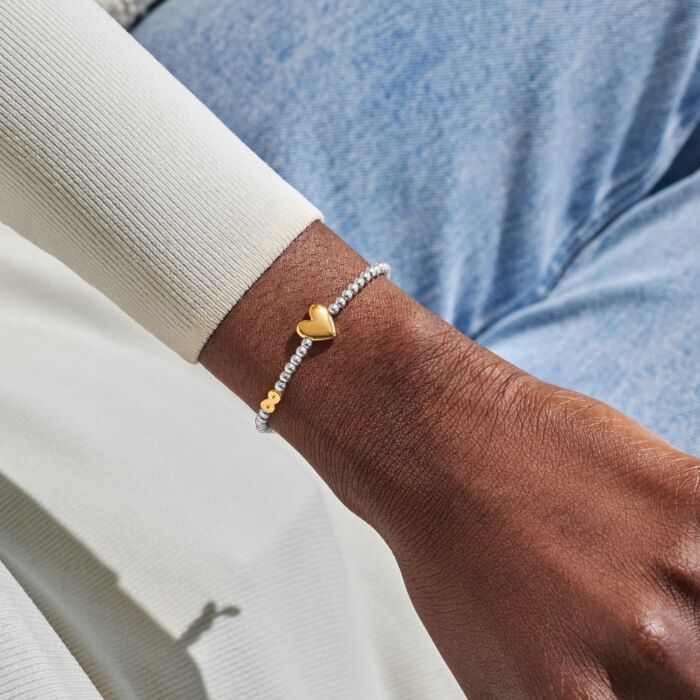 Birth Month A Little 'September' Silver & Gold Plated Bracelet