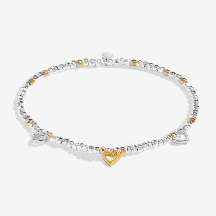 Sparkle Confetti A Little 'Lovely Daughter' Silver & Gold Plated Bracelet