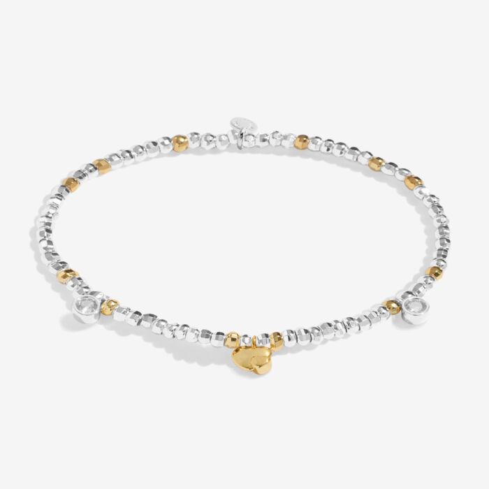 Sparkle Confetti A Little 'Mummy To Be' Silver & Gold Plated Bracelet