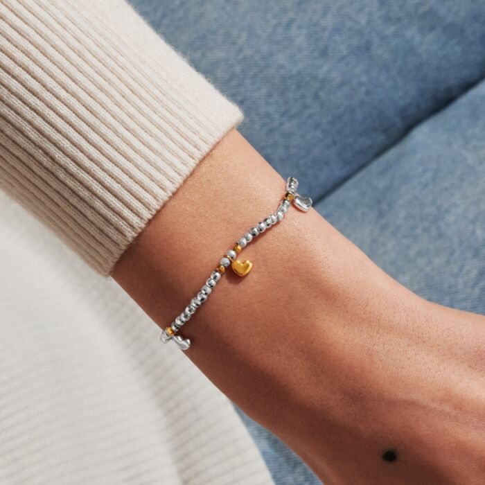 Sparkle Confetti A Little 'Will You Be My Bridesmaid' Silver & Gold Plated Bracelet