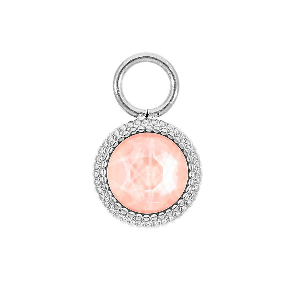 Fabero Flat Crystal Flamingo Ignite 10 mm Charm (S/P)