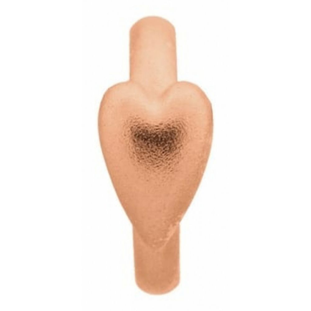Rose Gold Plated Sterling Silver Heart Charm