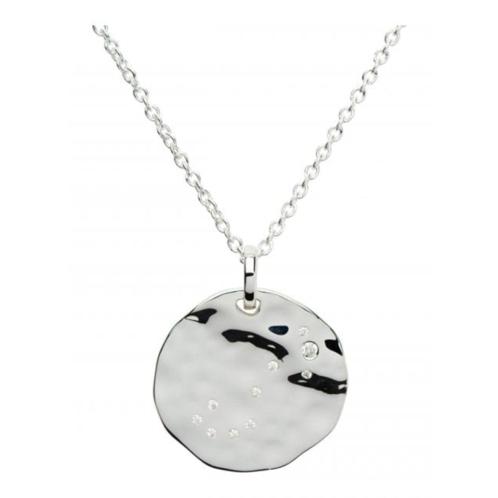Sterling Silver 925 Pendant With Cz Incl. Chain. Scorpio