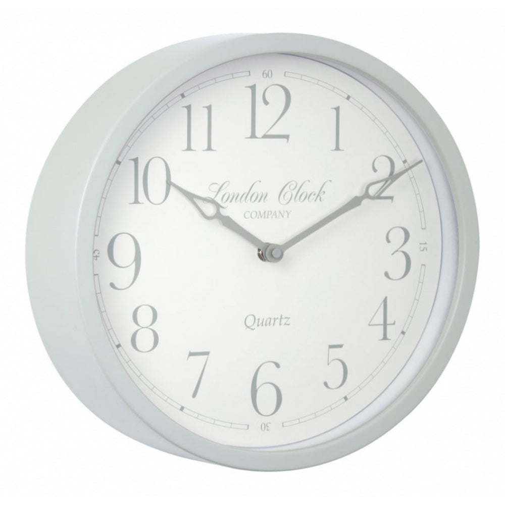 Heritage Alice Grey Metal Case Wall Clock