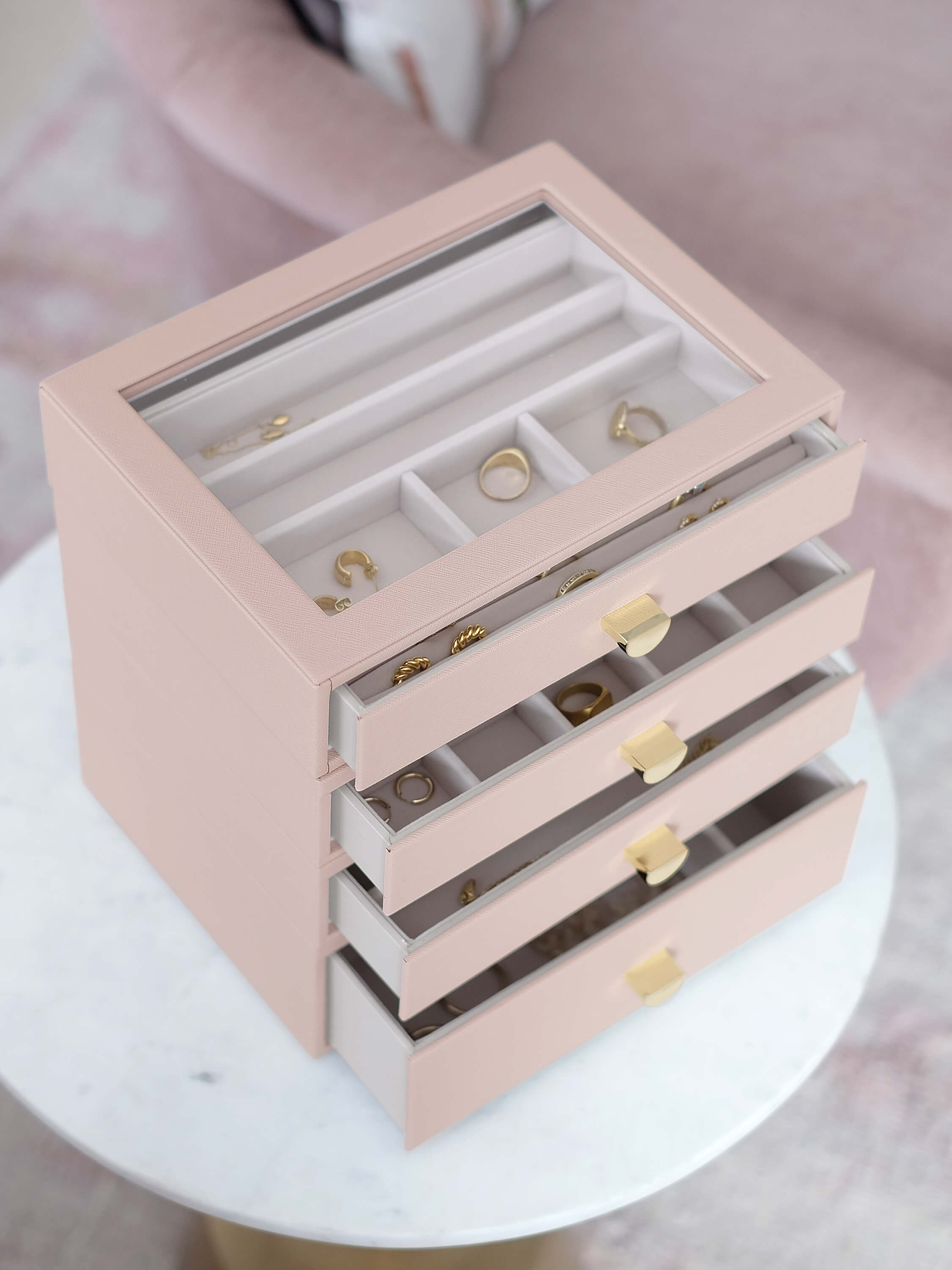 Blush Drawer Classic Set Of 4