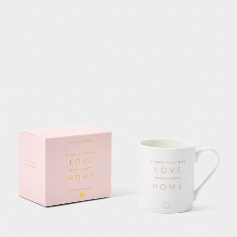 Porcelain Mug | A House Filled With Love Makes A Happy Home