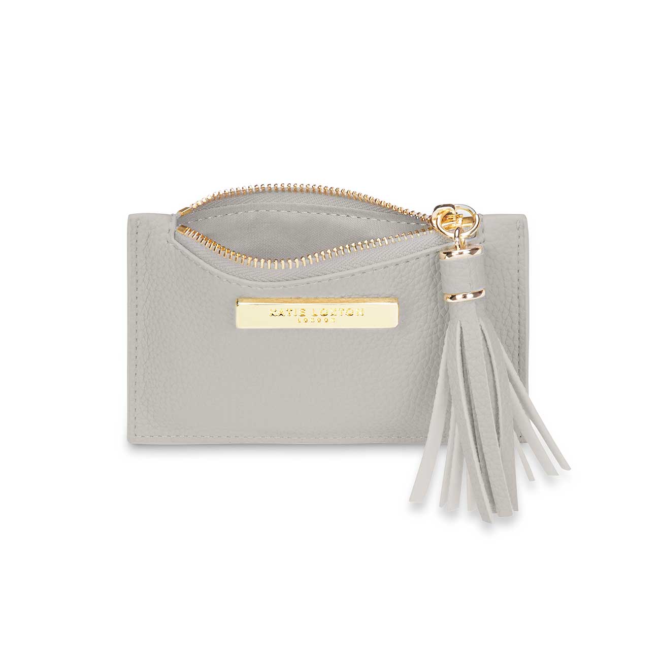 Tassel Card Holder | Stone | 8.5 x 13.5cm