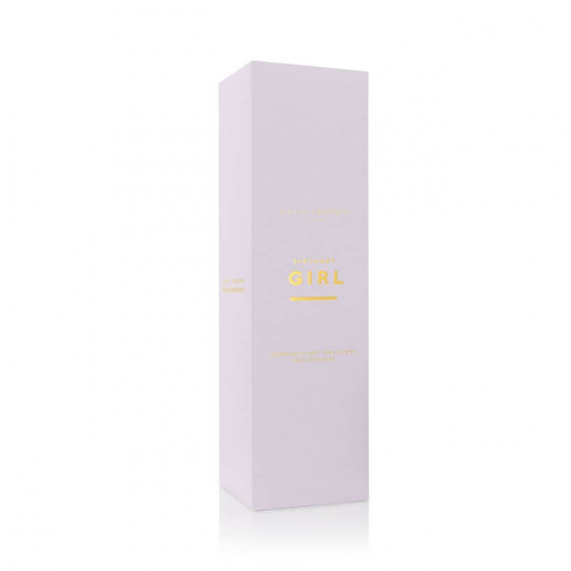 Sentiment Reed Diffuser | Birthday Girl | Grapefruit And Pink Peony