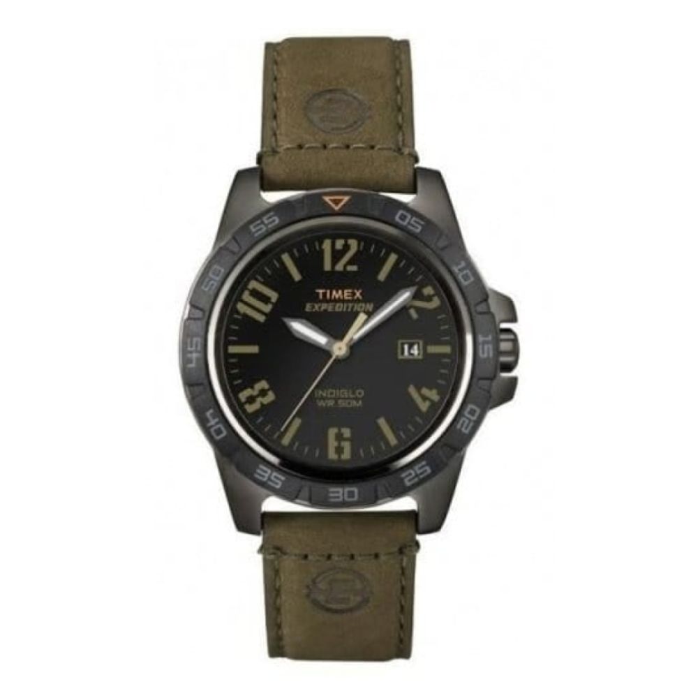 Gents Brown Leather & Quick Date Feature Watch