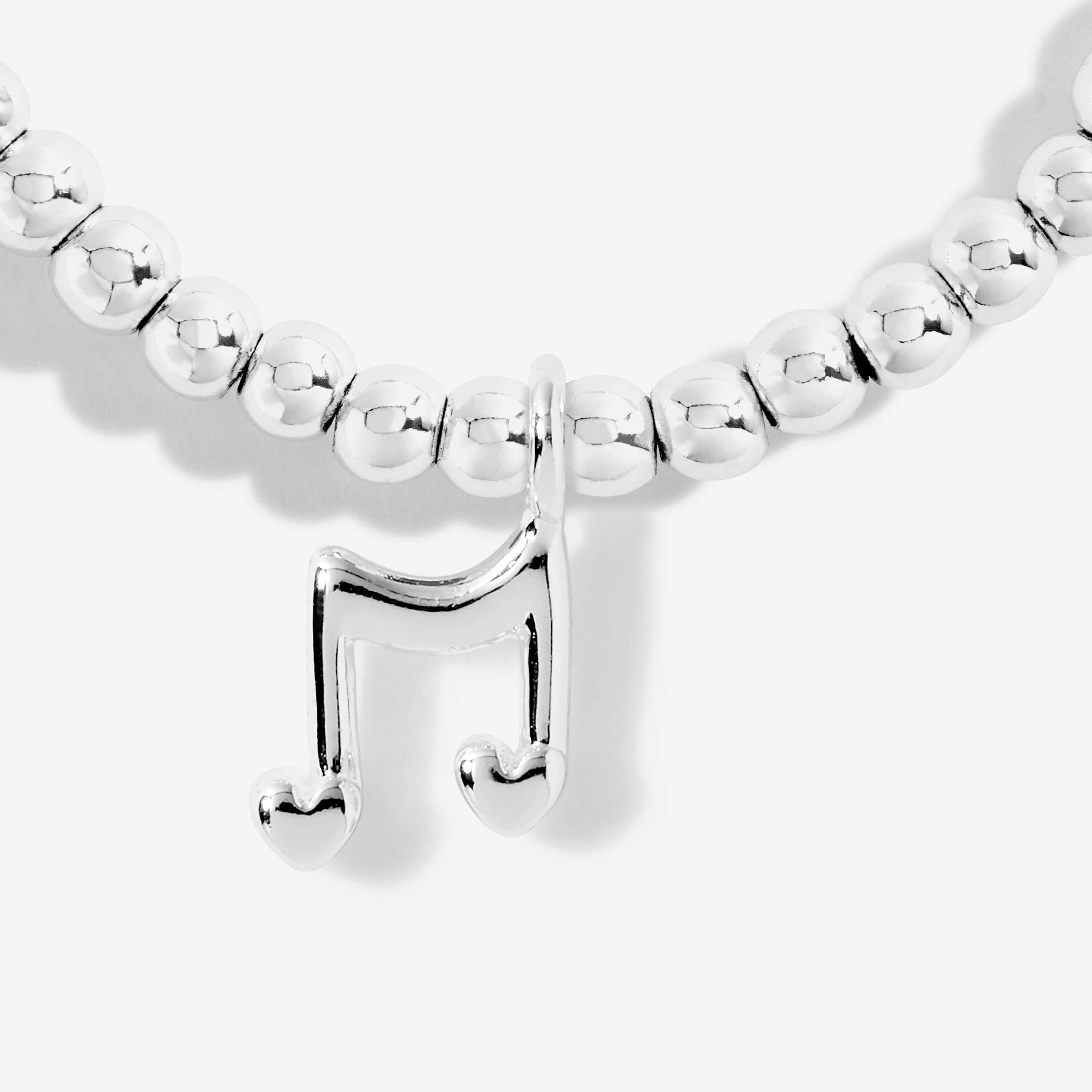 A Little | Music Lover | Silver | Bracelet | 15.5cm Stretch