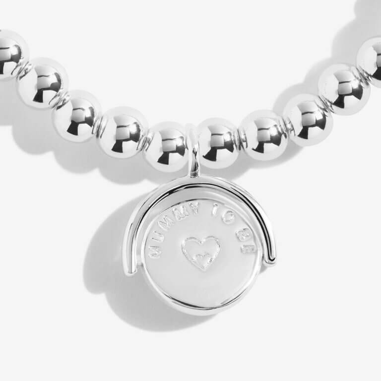 Spinning Boxed A Little 'Mummy To Be Forever Family' Bracelet