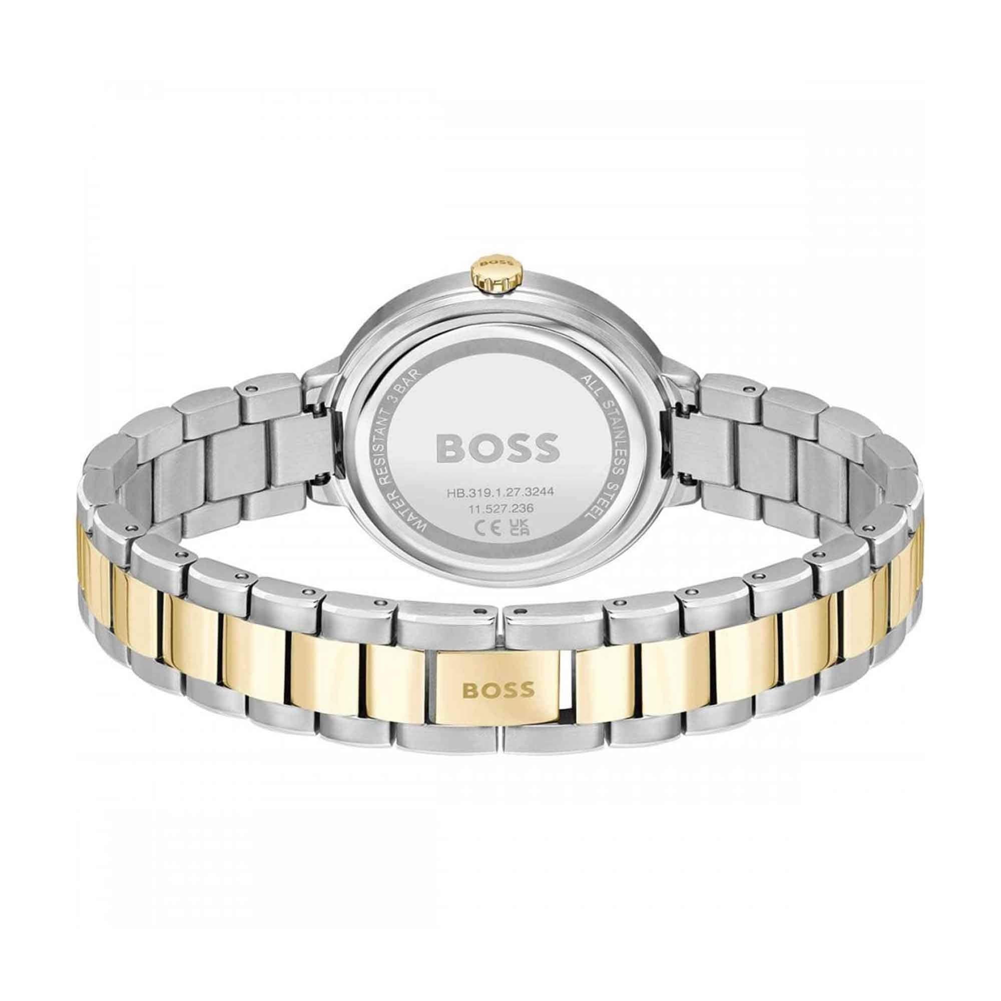 Sena White Dial With Two-Tone SS Bracelet Strap Ladies Watch