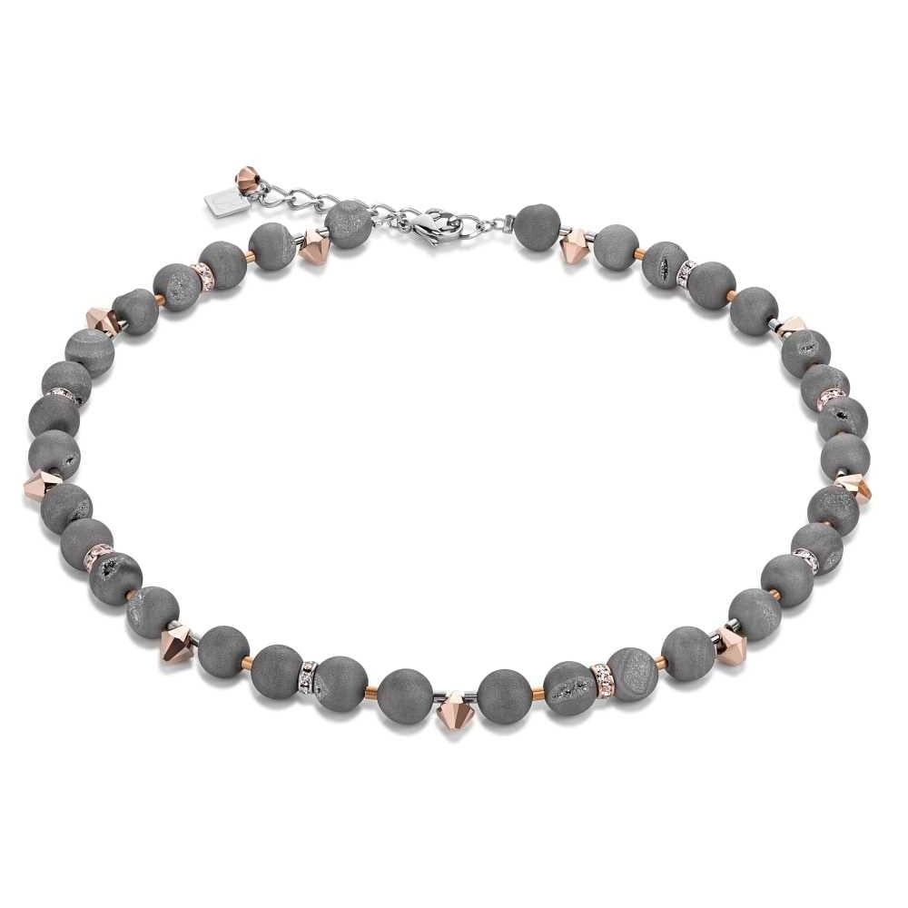Swarovski Crystal & Agate Necklace