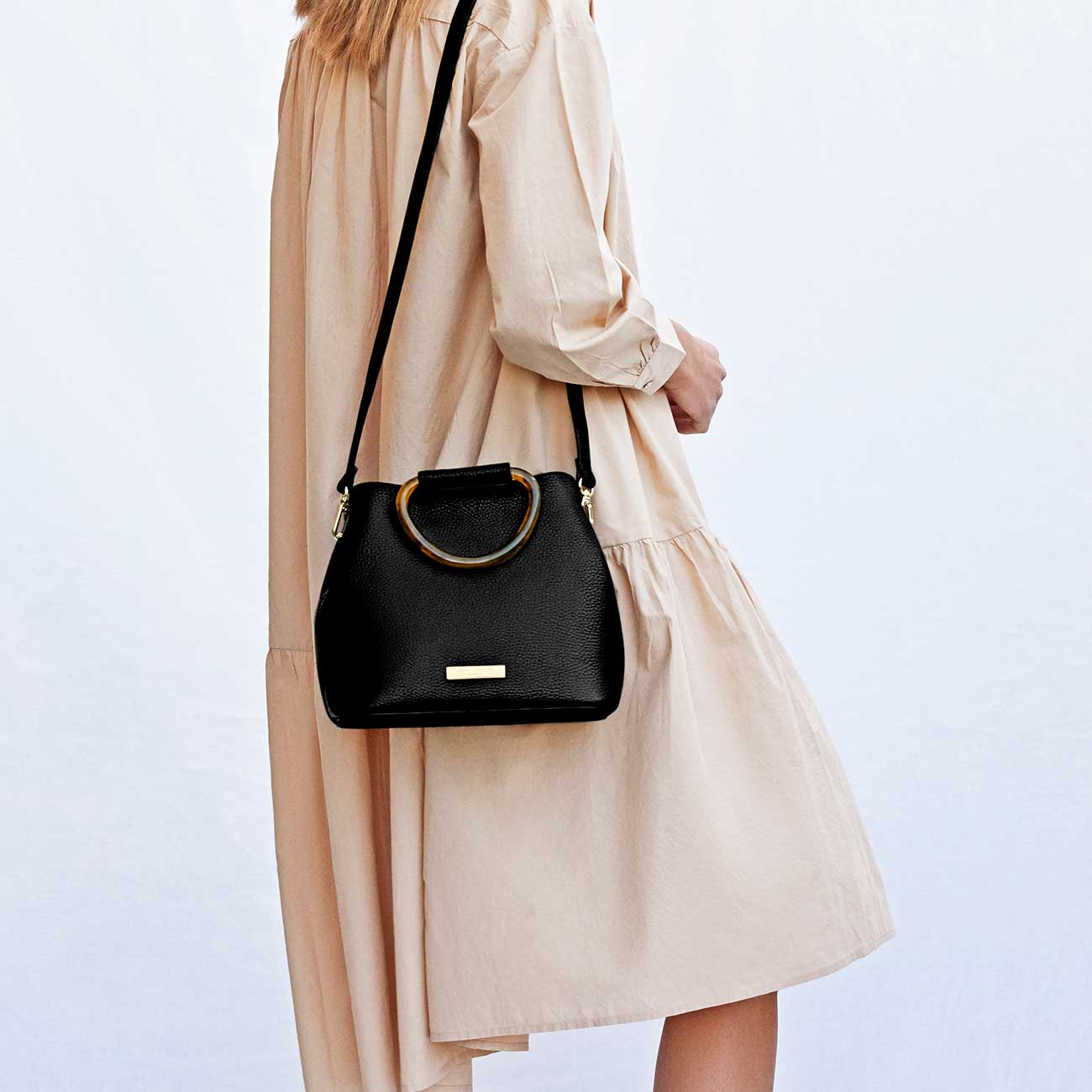 Tori Tortoiseshell Bag | Black