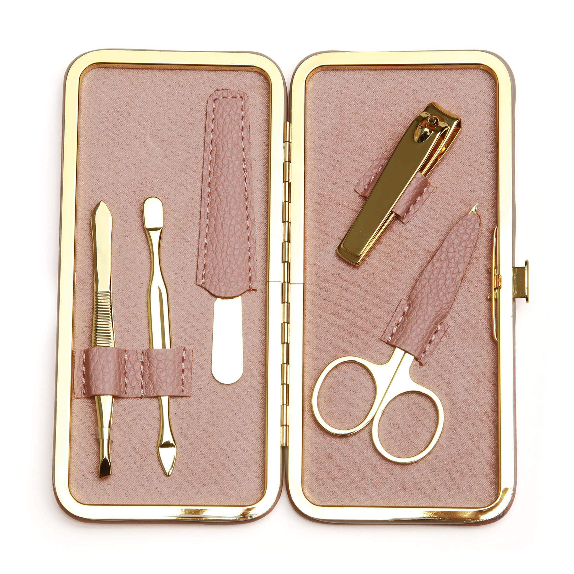 5pc Manicure Set In Pink