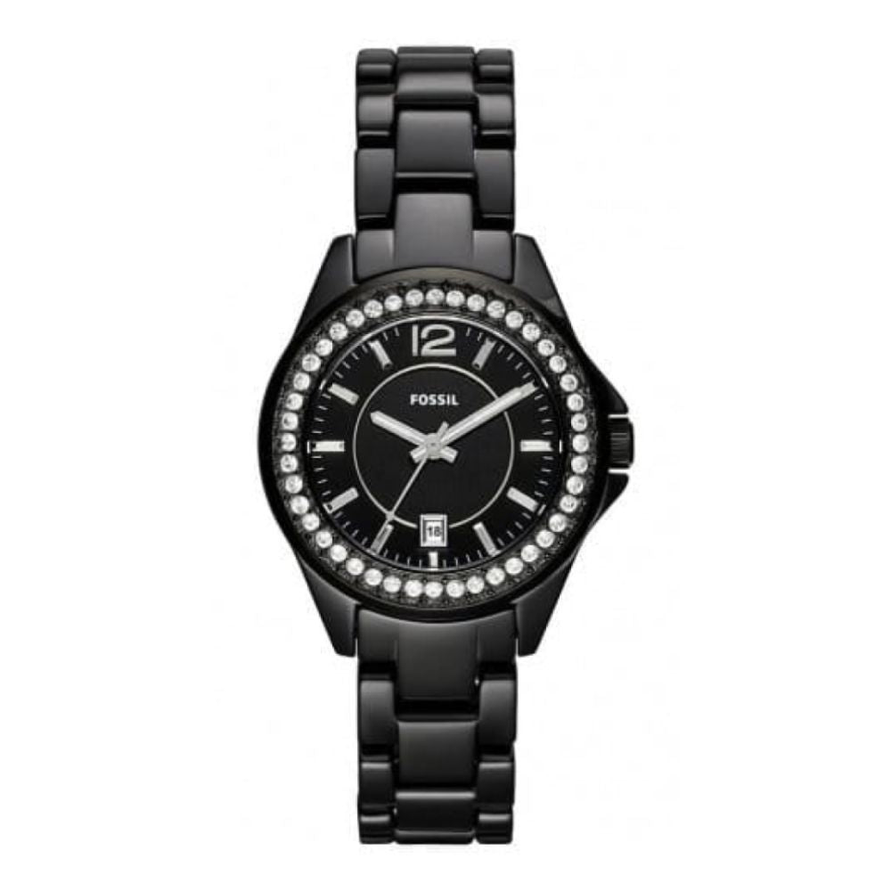 Ladies Riley Mini Black Ceramic Watch