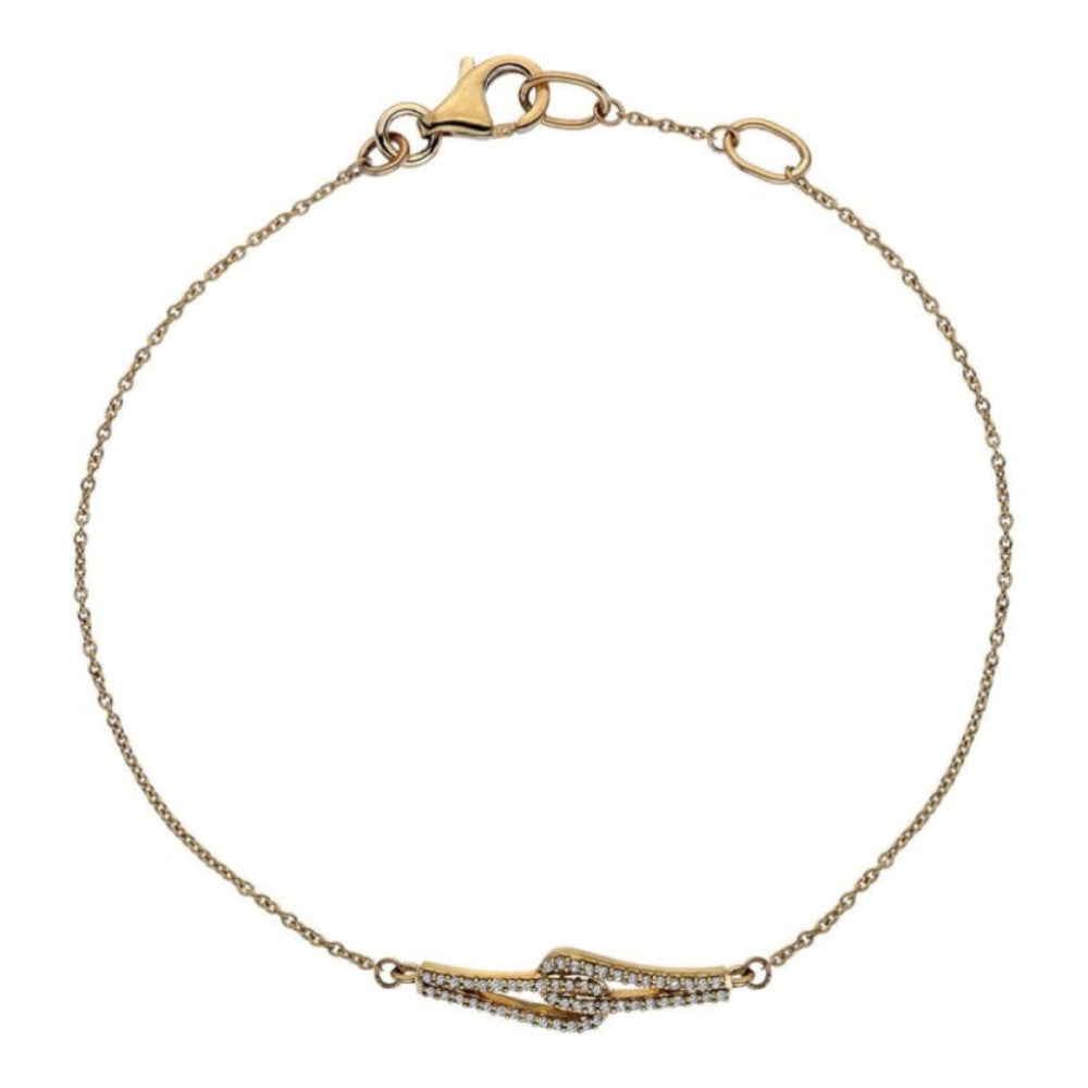 Flow Bracelet - Yellow Gold