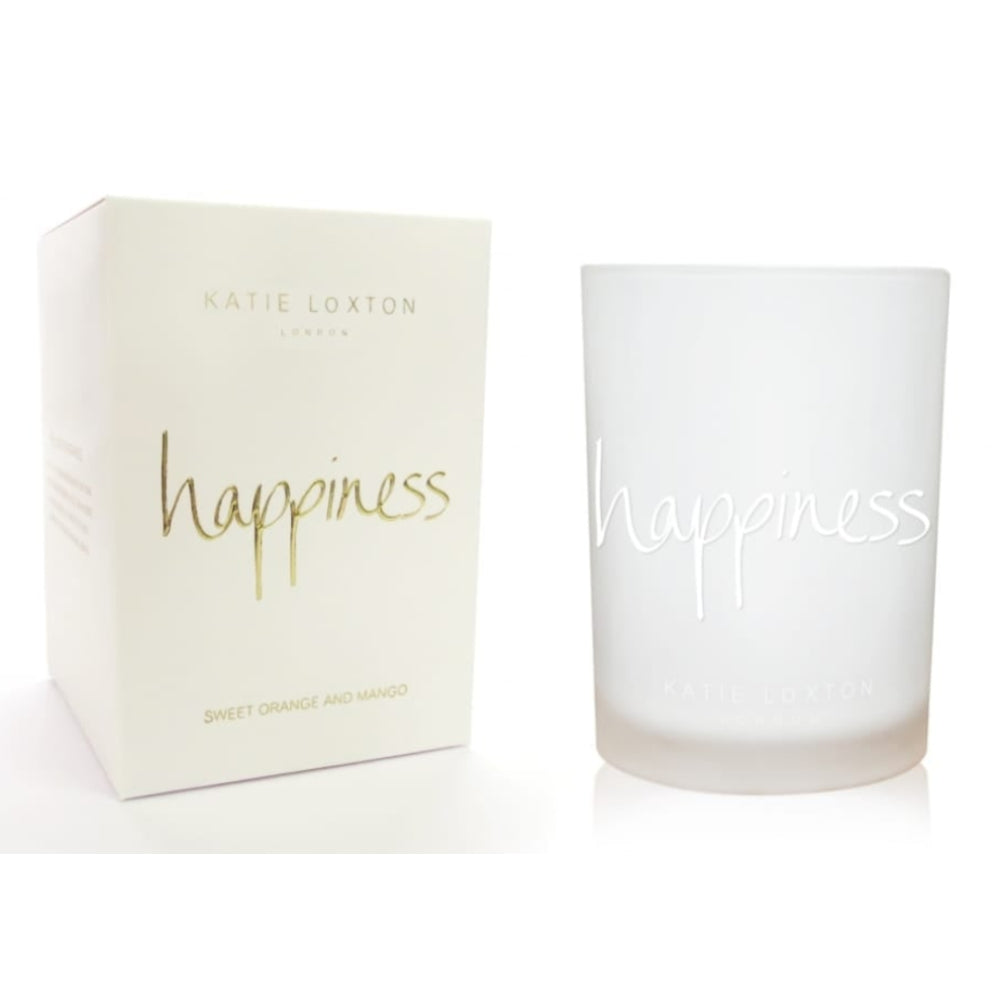 Sweet Orange & Mango scented 'Happiness' candle