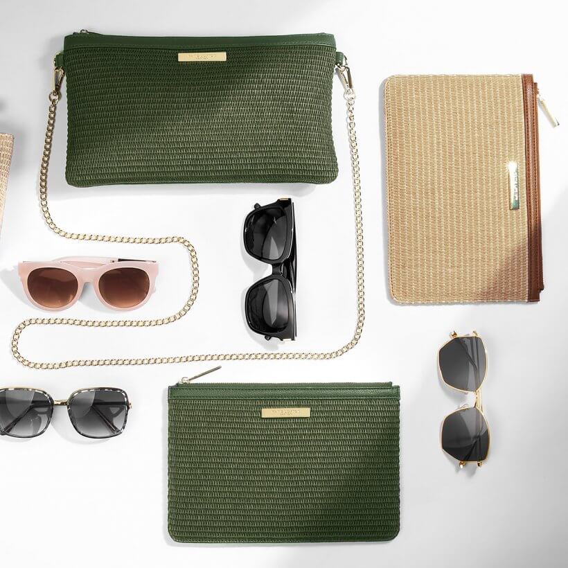 Straw Pouch | Khaki