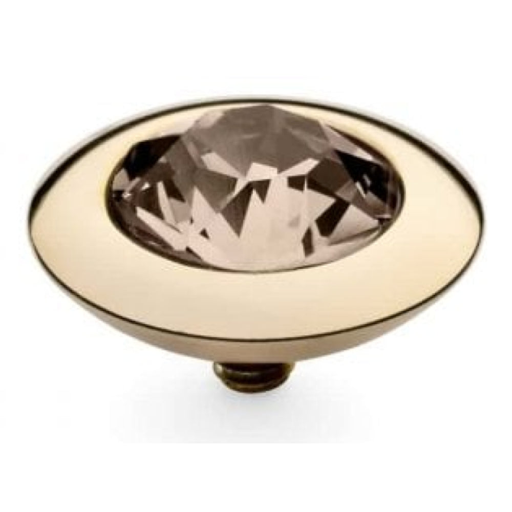 Famosa Gold 13mm Tondo Ring Top Silk