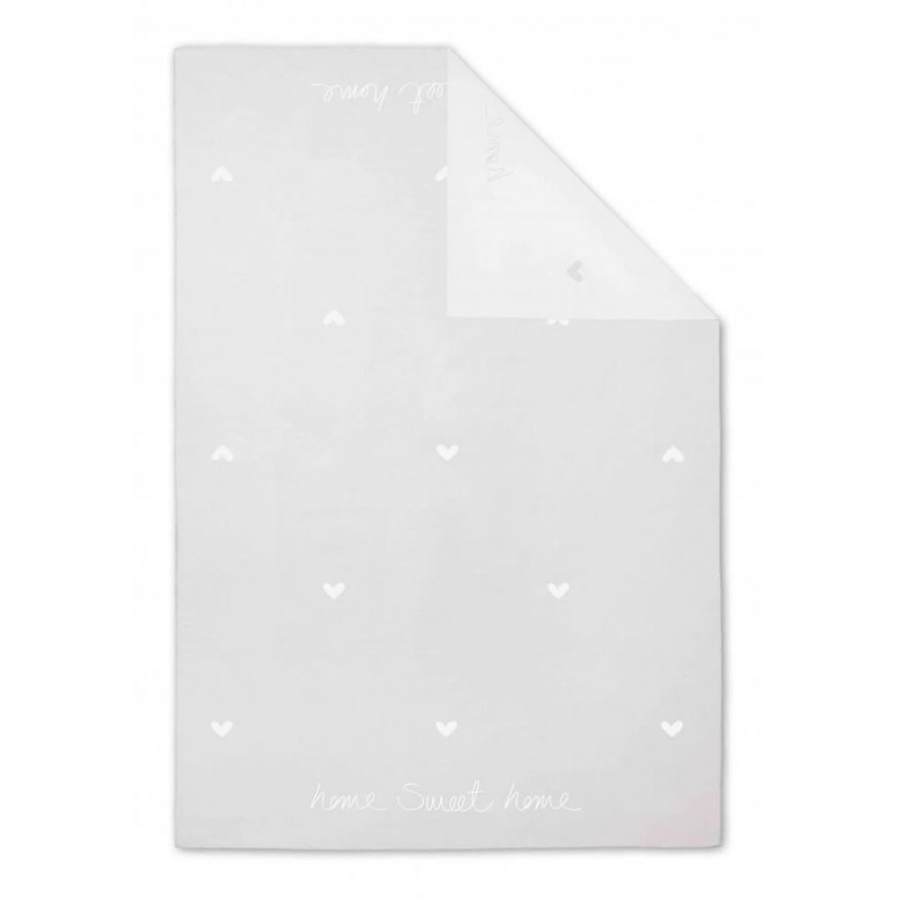Home Blanket - Home Sweet Home - Pale Grey