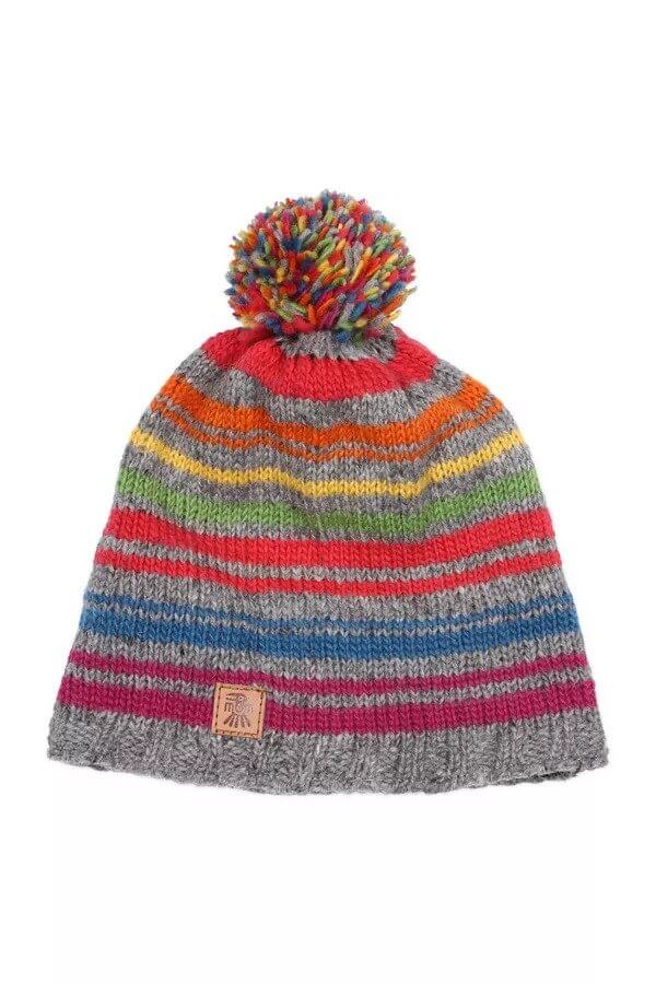 Hexham Bobble Beanie Grey