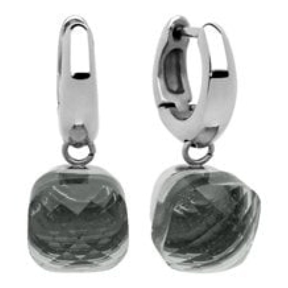 Creole "Firenze" Big (S/P) Smoke Earrings
