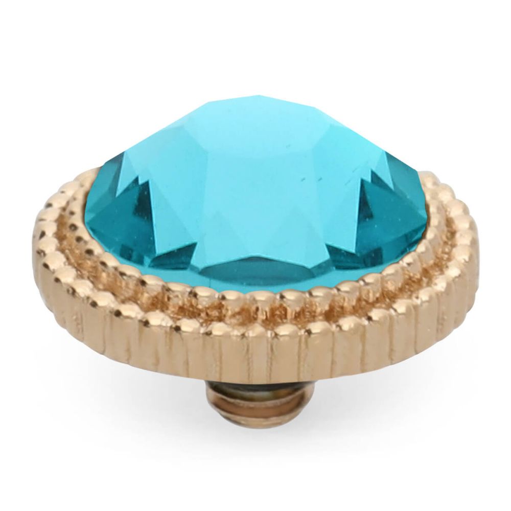 Fabero Flat (G/P) 10mm Blue Zircon Top
