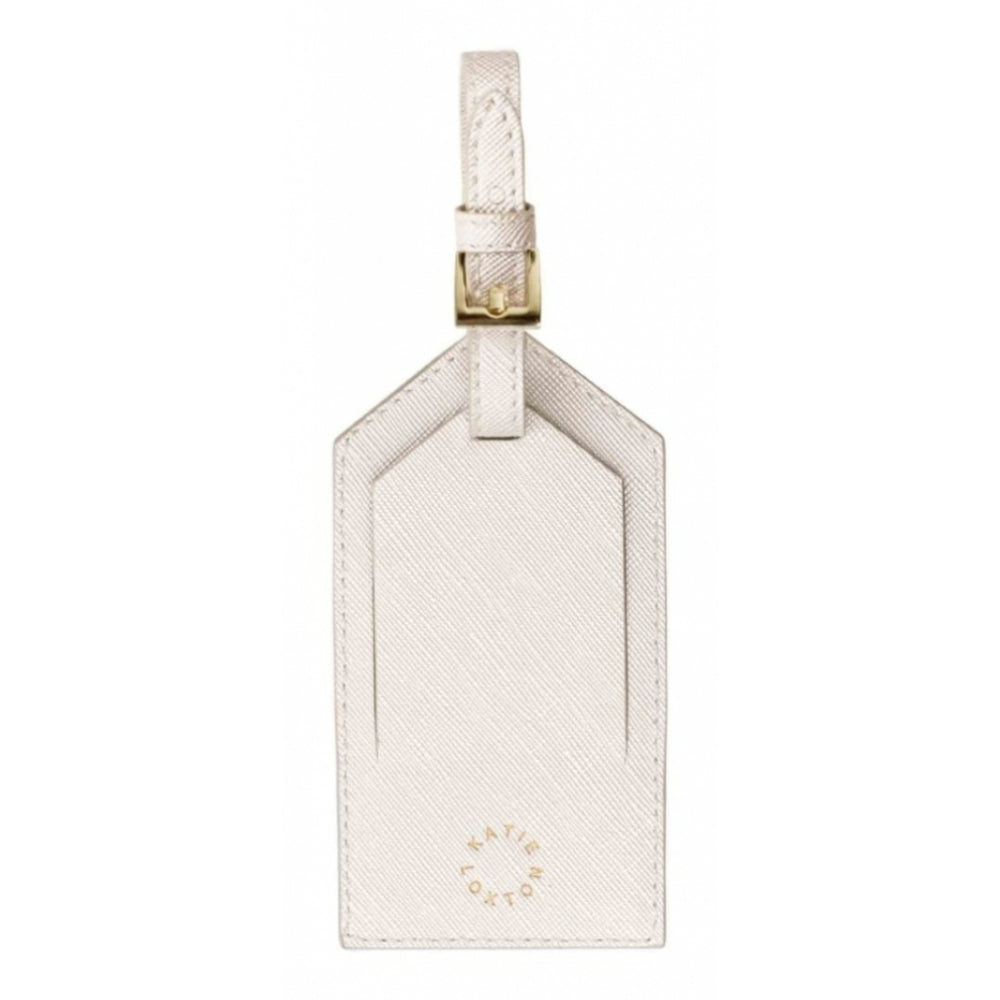 Baby Luggage Tag - My First Luggage Tag - Metallic White