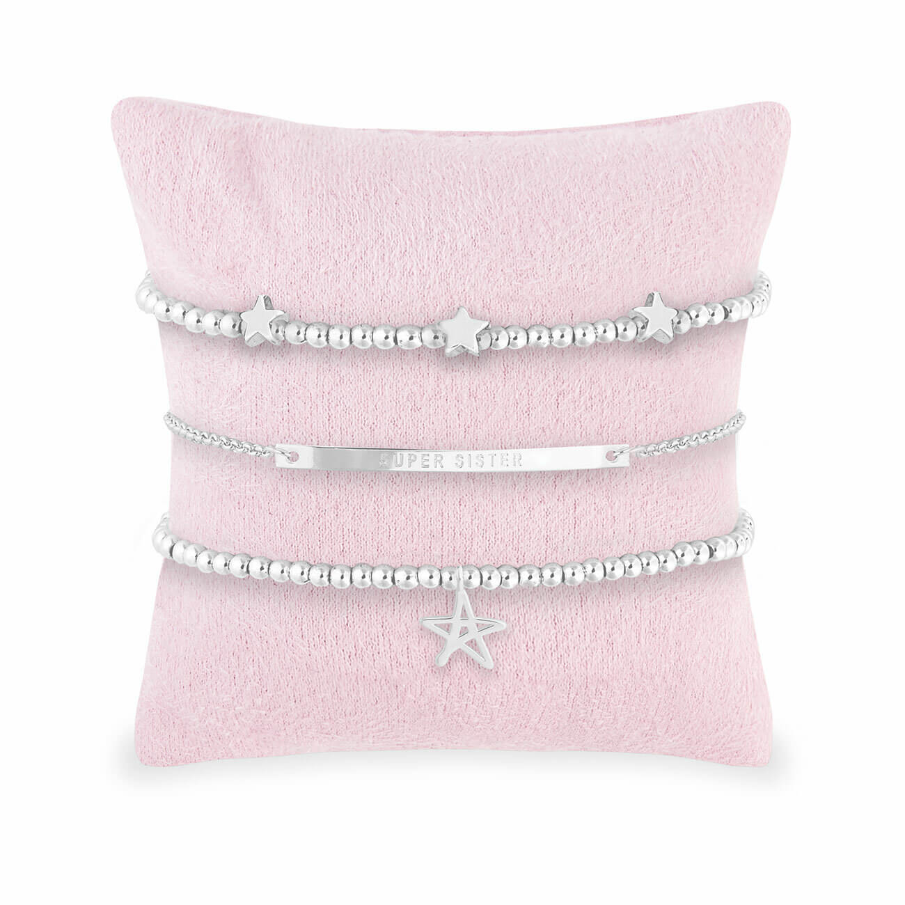 Occasion Gift Box -Super Sister -Silver Bracelets