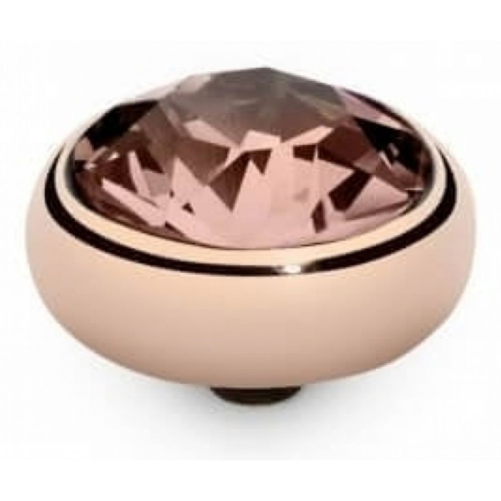Famosa Rose Gold Plated 10mm Sesto Vintage Rose Ring Top