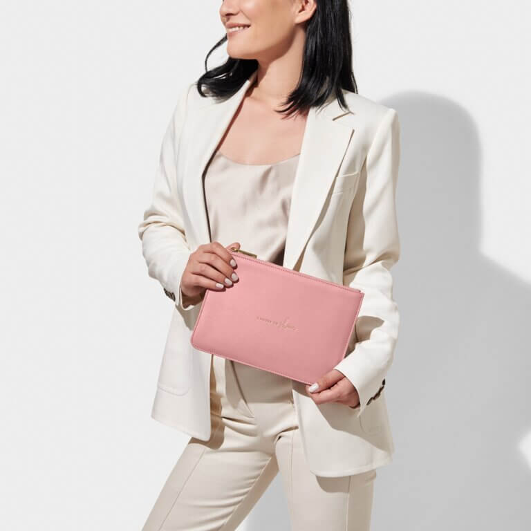 Christmas Pouch | Choose To Shine | Dark Pink
