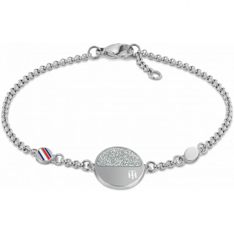 Dressed Up Circular Motion Silver Bracelet