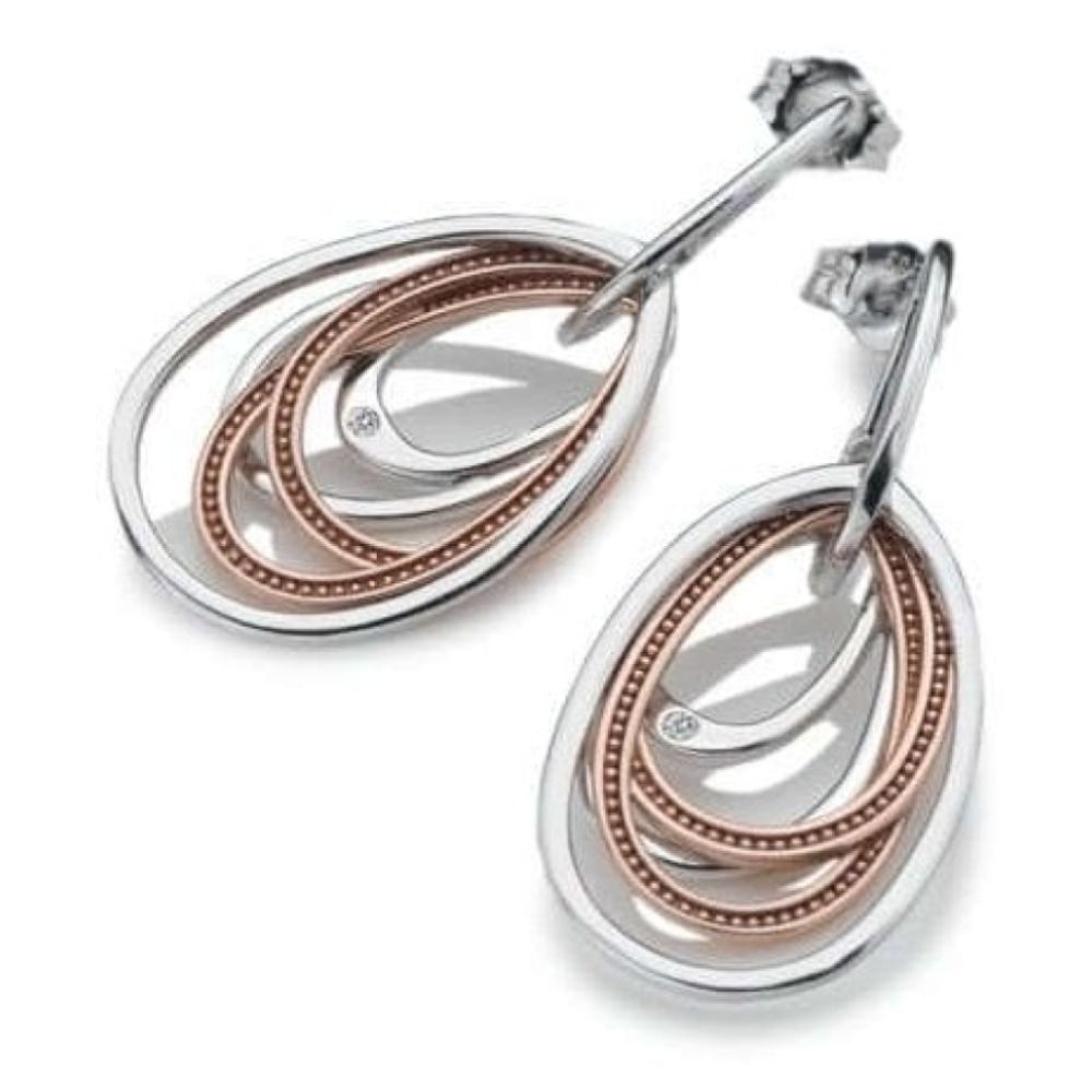 Rose Gold Plated Glamorous Earrings