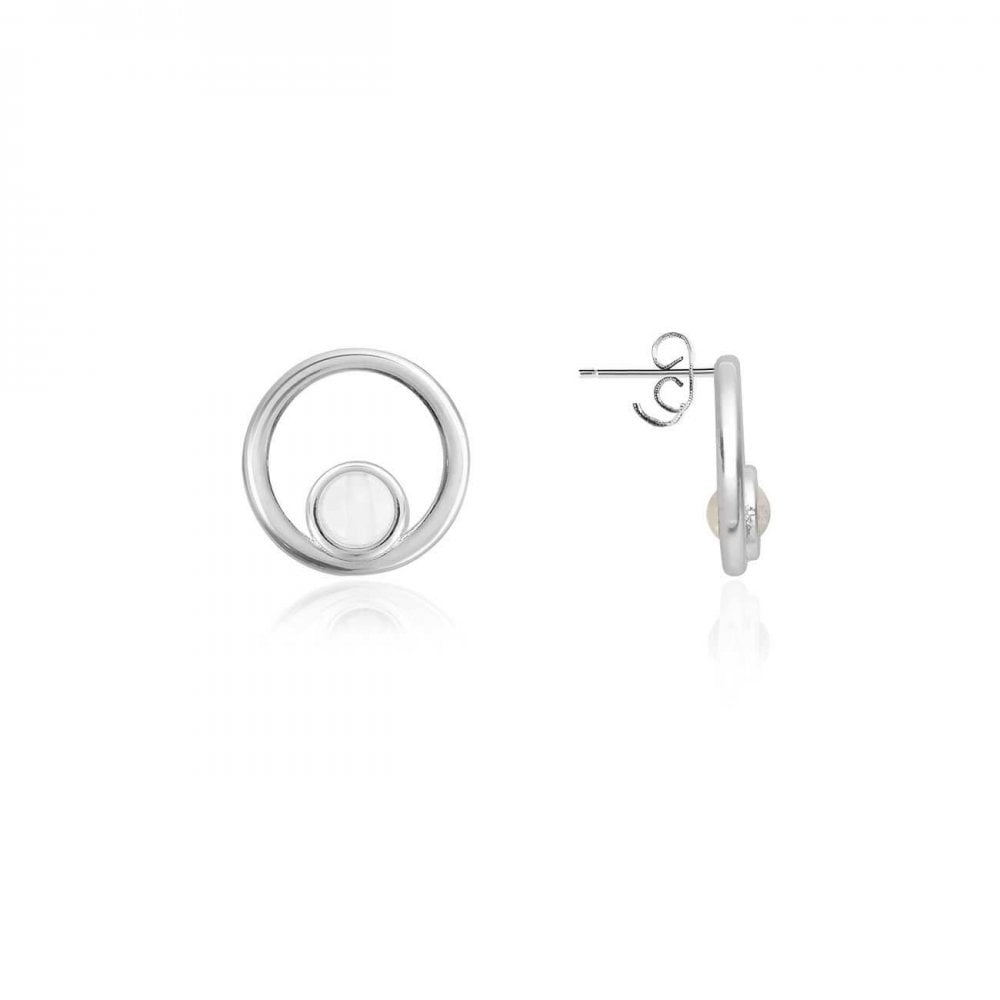 Treasure The Little Things | Birthstone June Moonstone | Silver | Earring Box