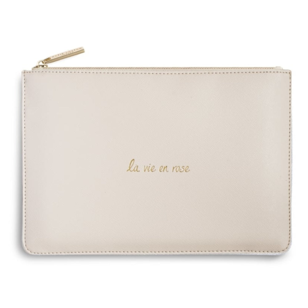 PERFECT POUCH - La vie en rose - blush pink - 16x24cm