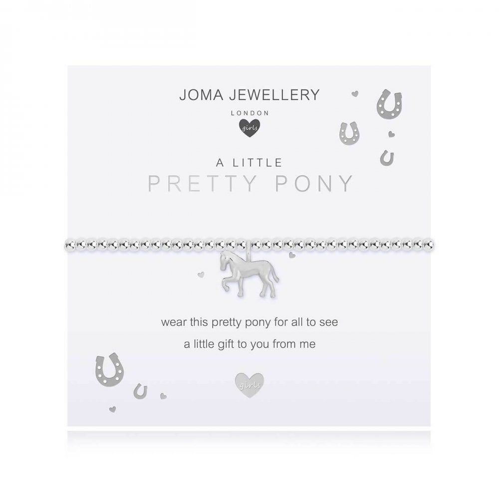 Children's A Little | Pretty Pony | Silver | Bracelet | 15.5cm Stretch