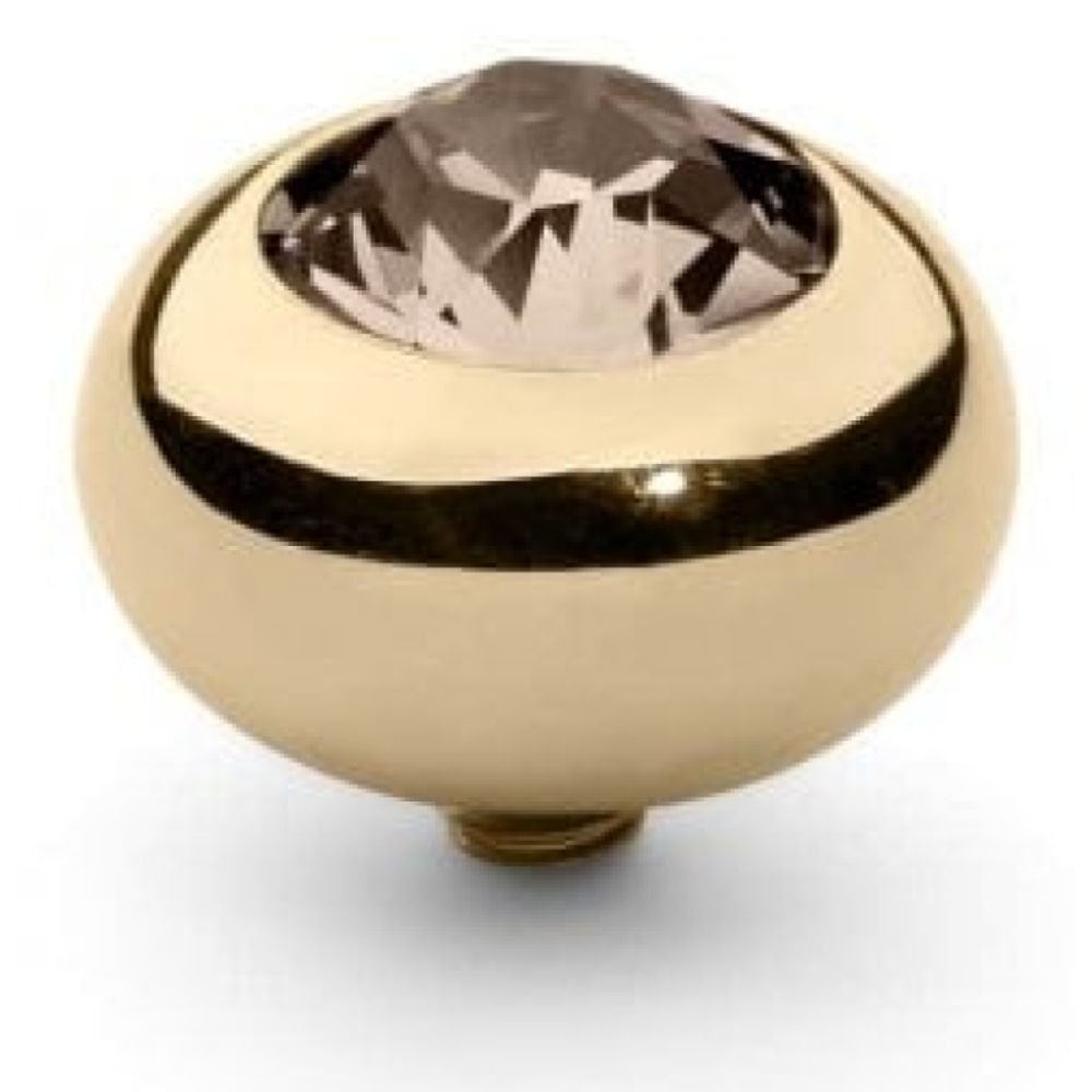 Famosa Gold 10mm Tondo Ring Top Silk