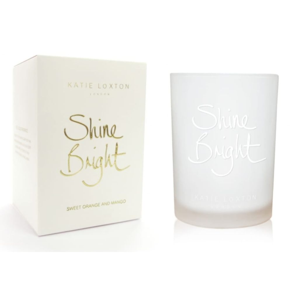 Sweet Orange & Mango scented 'Shine Bright' candle