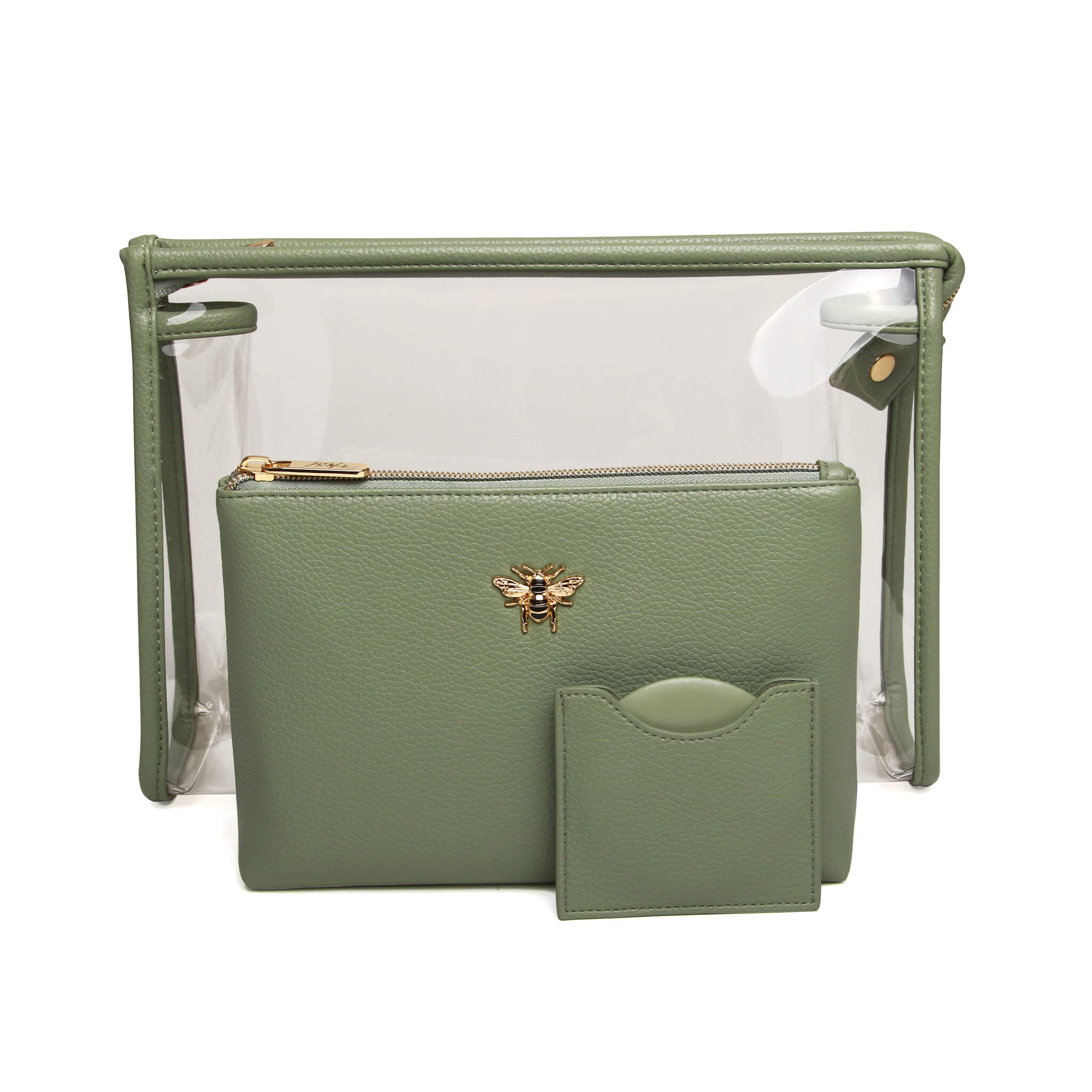 3pc Beauty/Makeup Gift In Sage