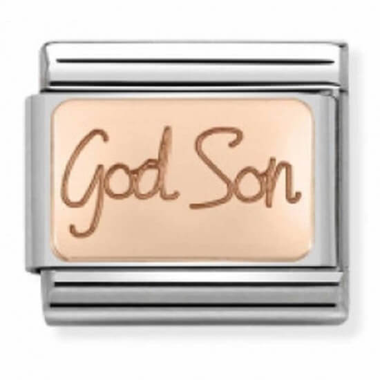 Composable Classic 9k Rose Gold God Son Link