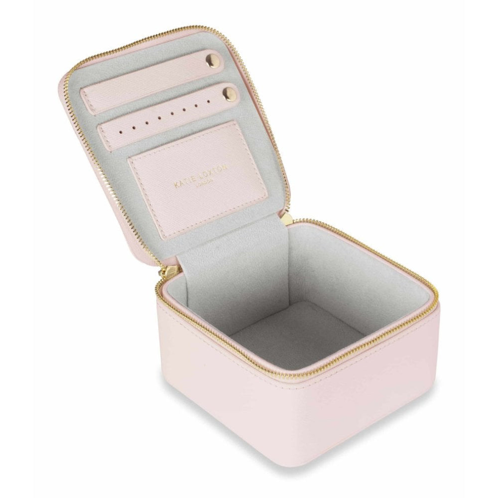 Square Jewellery Box - Girly Goodies - Pale Pink - 12x12x7cm